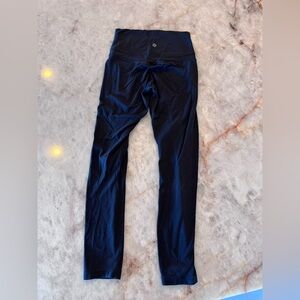 Black High-Waisted Leggings Align Size 4